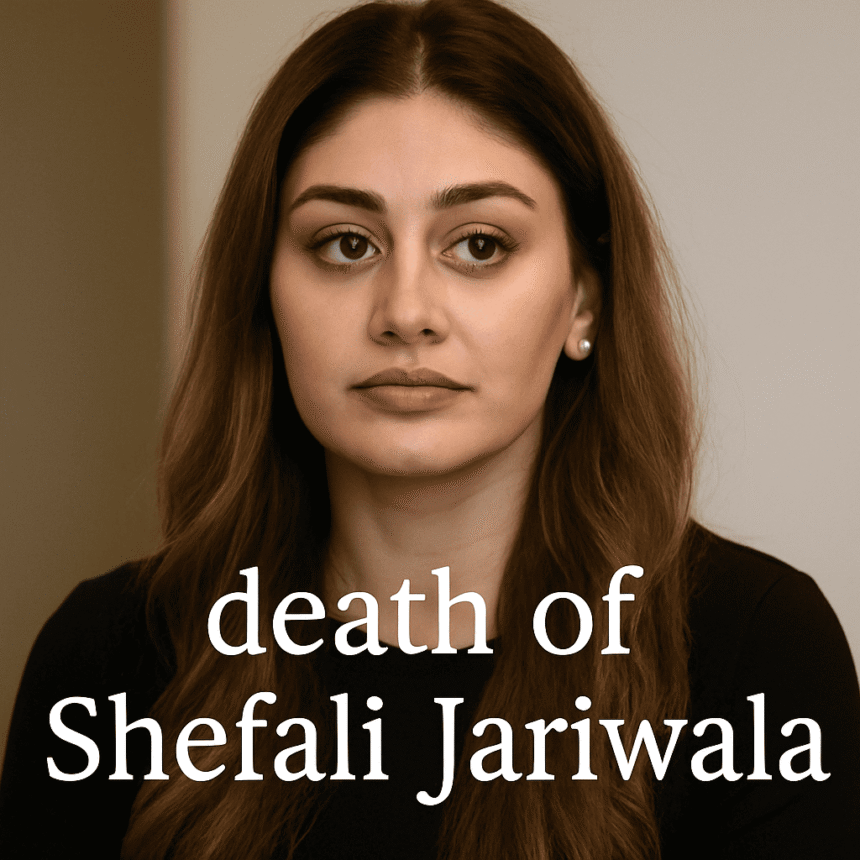 death of shefali jariwala